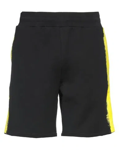 Moschino Man Shorts & Bermuda Shorts Black Size 34 Organic Cotton