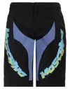 Moschino Man Shorts & Bermuda Shorts Black Size 36 Polyamide, Polyester, Elastane In Black