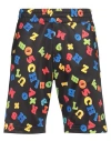 Moschino Man Shorts & Bermuda Shorts Black Size 32 Polyester