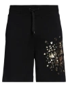 Moschino Man Shorts & Bermuda Shorts Black Size M Cotton, Elastane In Black