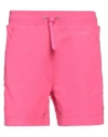 Moschino Swim Man Shorts & Bermuda Shorts Fuchsia Size L Cotton, Elastane In Pink
