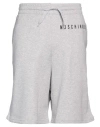 Moschino Man Shorts & Bermuda Shorts Light Grey Size 32 Cotton