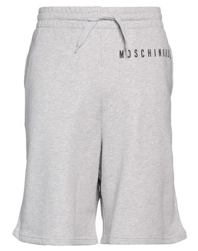Moschino Man Shorts & Bermuda Shorts Light Grey Size 32 Cotton