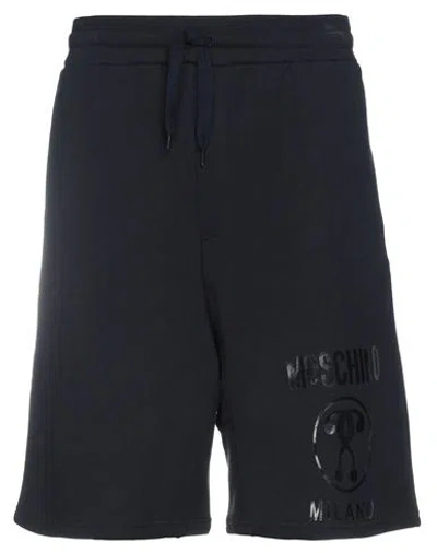 Moschino Man Shorts & Bermuda Shorts Midnight Blue Size 38 Cotton