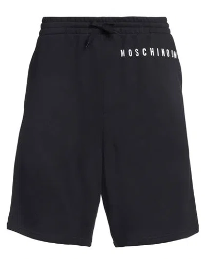 Moschino Man Shorts & Bermuda Shorts Midnight Blue Size 30 Cotton In Blue