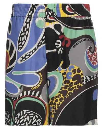 Moschino Psychedelic Print Bermuda Shorts In Multicolour