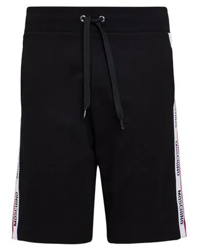 Moschino Underwear Man Sleepwear Black Size Xl Cotton, Elastane