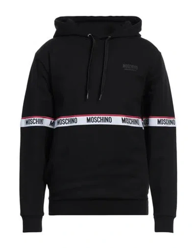 Moschino Man Sleepwear Black Size Xl Cotton, Elastane