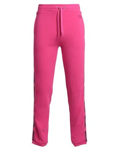 Moschino Man Sleepwear Fuchsia Size M Cotton, Elastane In Pink