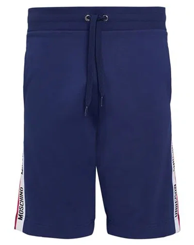 Moschino Underwear Man Sleepwear Midnight Blue Size L Cotton, Elastane