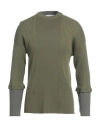 Moschino Man Sweater Military Green Size 42 Cotton