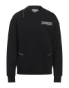 Moschino Man Sweatshirt Black Size 40 Cotton, Polyester