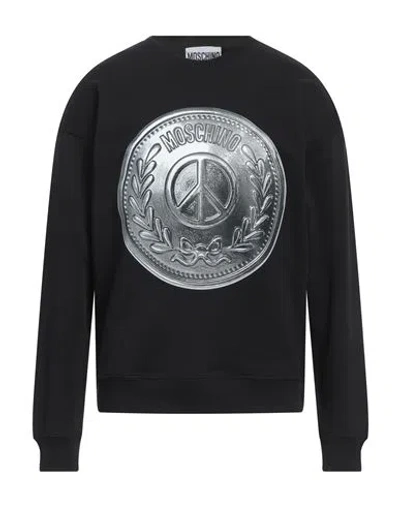 Moschino Man Sweatshirt Black Size 44 Cotton | ModeSens