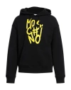 Moschino Logo-print Cotton Hoodie In Black