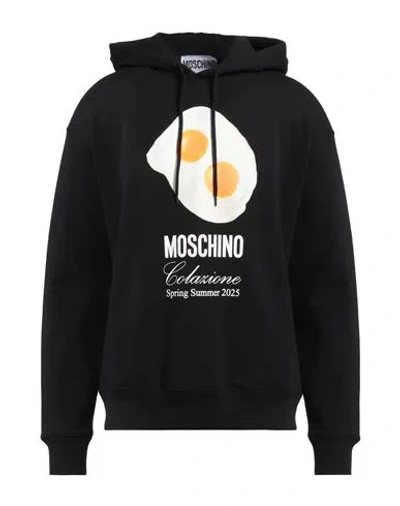 MOSCHINO MOSCHINO MAN SWEATSHIRT BLACK SIZE L COTTON