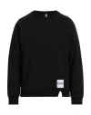 Moschino Man Sweatshirt Black Size L Cotton, Elastane