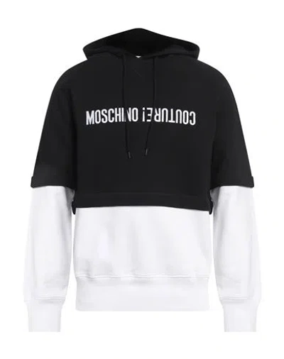 MOSCHINO MOSCHINO MAN SWEATSHIRT BLACK SIZE M COTTON