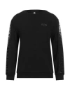 Moschino Man Sweatshirt Black Size Xl Cotton, Elastane