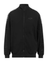 Moschino Man Sweatshirt Black Size Xl Cotton, Elastane In Black