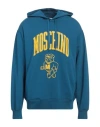 Moschino Man Sweatshirt Deep Jade Size 38 Cotton In Green