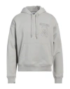 Moschino Man Sweatshirt Grey Size 44 Organic Cotton In Grey