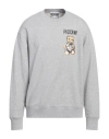 Moschino Teddy Bear Graphic Print Sweatshirt In Grey