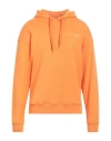 Moschino Man Sweatshirt Orange Size 36 Cotton In Orange