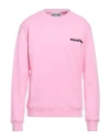 Moschino Man Sweatshirt Pink Size 38 Cotton