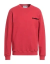 Moschino Man Sweatshirt Red Size 40 Cotton In Red