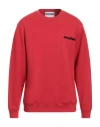 Moschino Man Sweatshirt Red Size 40 Cotton In Red