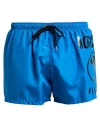Moschino Man Swim Trunks Blue Size Xl Polyester
