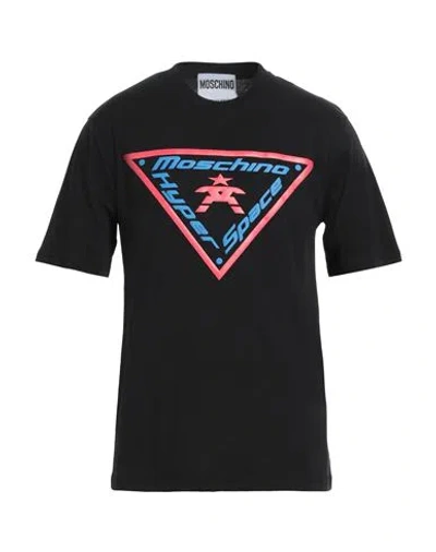 Moschino Man T-shirt Black Size 40 Cotton