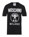 Moschino Man T-shirt Black Size 40 Cotton