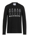 Moschino Man T-shirt Black Size 42 Cotton In Black