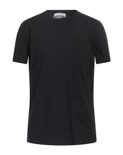 Moschino Man T-shirt Black Size 42 Cotton In Black