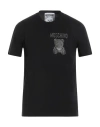 Moschino Man T-shirt Black Size 42 Organic Cotton