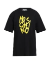 Moschino Man T-shirt Black Size 44 Cotton