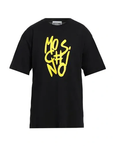 Moschino Man T-shirt Black Size 44 Cotton