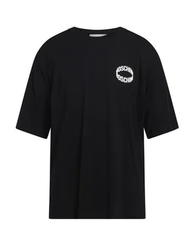 Moschino Man T-shirt Black Size 44 Cotton