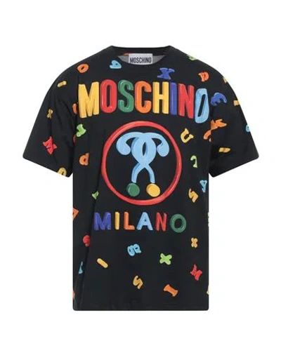 Moschino Man T-shirt Black Size L Cotton