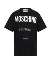 Moschino Logo-print Short-sleeve T-shirt In Black