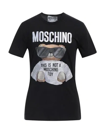 Moschino Man T-shirt Black Size M Cotton