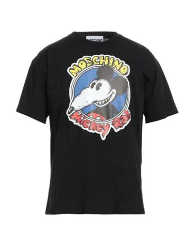 Moschino Man T-shirt Black Size Xxl Cotton