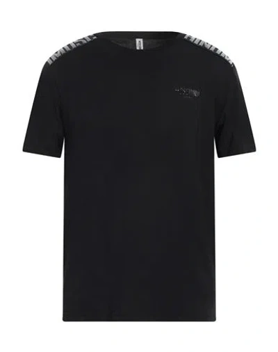 Moschino Man T-shirt Black Size Xl Cotton In Black