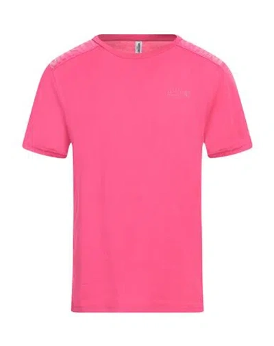 Moschino Man T-shirt Fuchsia Size L Cotton In Pink