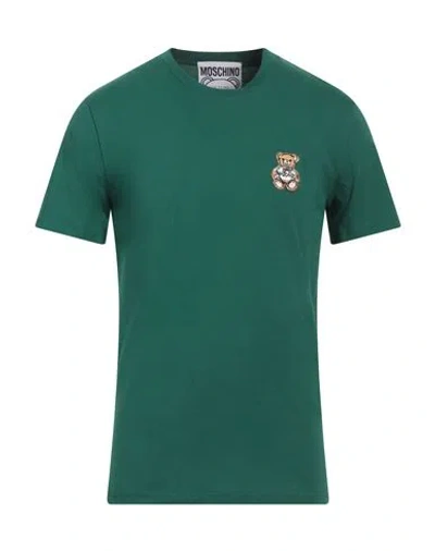 Moschino Man T-shirt Green Size S Cotton In Green