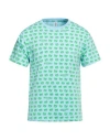 Moschino Man T-shirt Light Blue Size Xs Cotton, Elastane In Blue