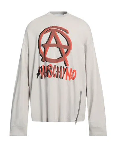 Moschino Man T-shirt Light Grey Size 40 Cotton