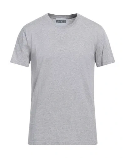 Moschino Man T-shirt Light Grey Size 44 Cotton