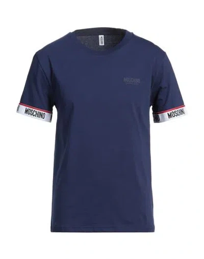 Moschino Man T-shirt Midnight Blue Size Xl Cotton